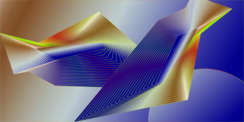 Obraz premium abstract blue and yellow background