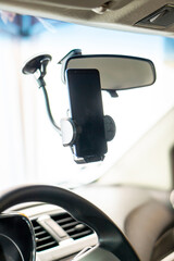 phone holder inside the car