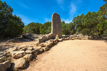 Tomb of the giants LI Mizzani, Arzachena, Sardinia