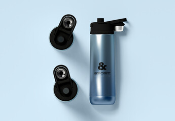 Sport Water Bottle Mockup