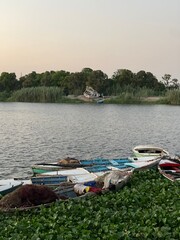 boats on the river