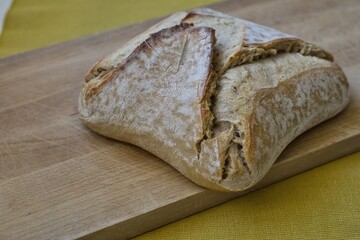 Crispy rustic bread