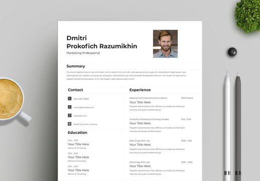 Clean Simple Reasume