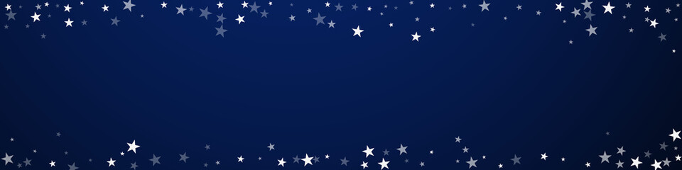 Random falling stars Christmas background. Subtle