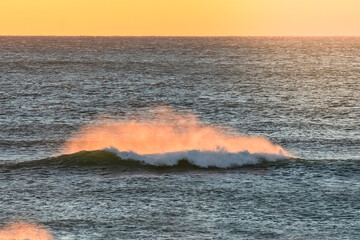 Waves in the ocean, Patagonia,Argentina