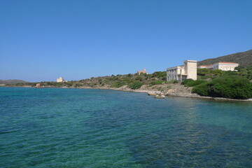 View of Asinara island, Sardinia, Italy