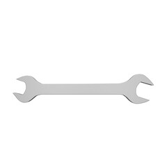 3d rendering wrench tool background isolated