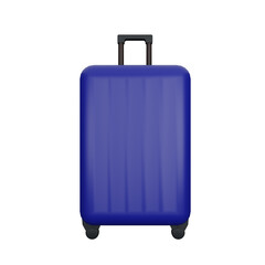 3d rendering of suitcase travel