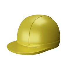 3d rendering of safety helmet