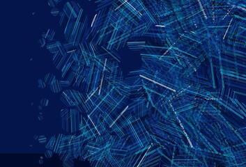 Light Blue, Green vector layout with circle shapes.