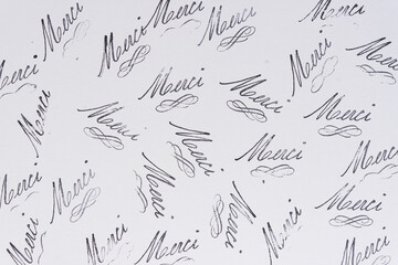 rubber stamp background with the french word 