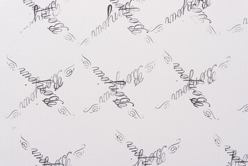rubber stamp background with the french word bonjour © eugen