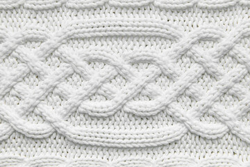 Texture of knitted fabric as background