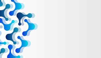 Modern minimalist blue technology lights background