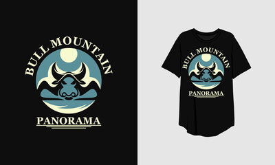 Bull Mountain T Shirt Clothing Design