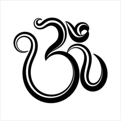 Aum (Om) The Holy Motif M_2109019