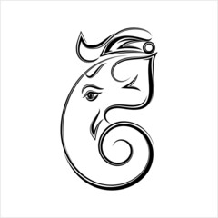 Ganesha Pen Ink Style M_2109038