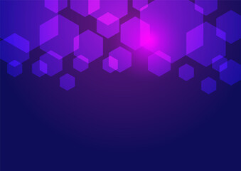 Abstract technology purple shiny light element background