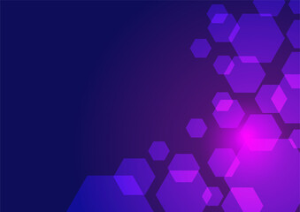 Abstract technology purple shiny light element background