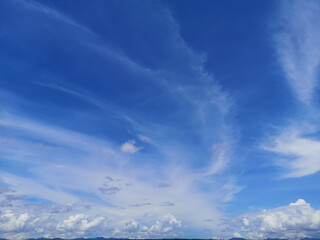 Obraz premium blue sky with clouds