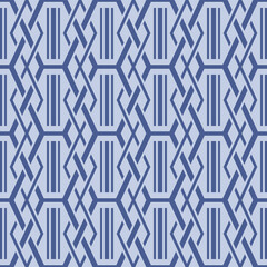 Japanese Sharp Diamond Chain Vector Seamless Pattern