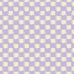 Japanese Tribal Stripe Checkered Vector Seamless Pattern