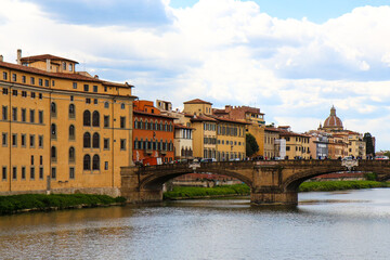 Obraz premium river, florence, bridge