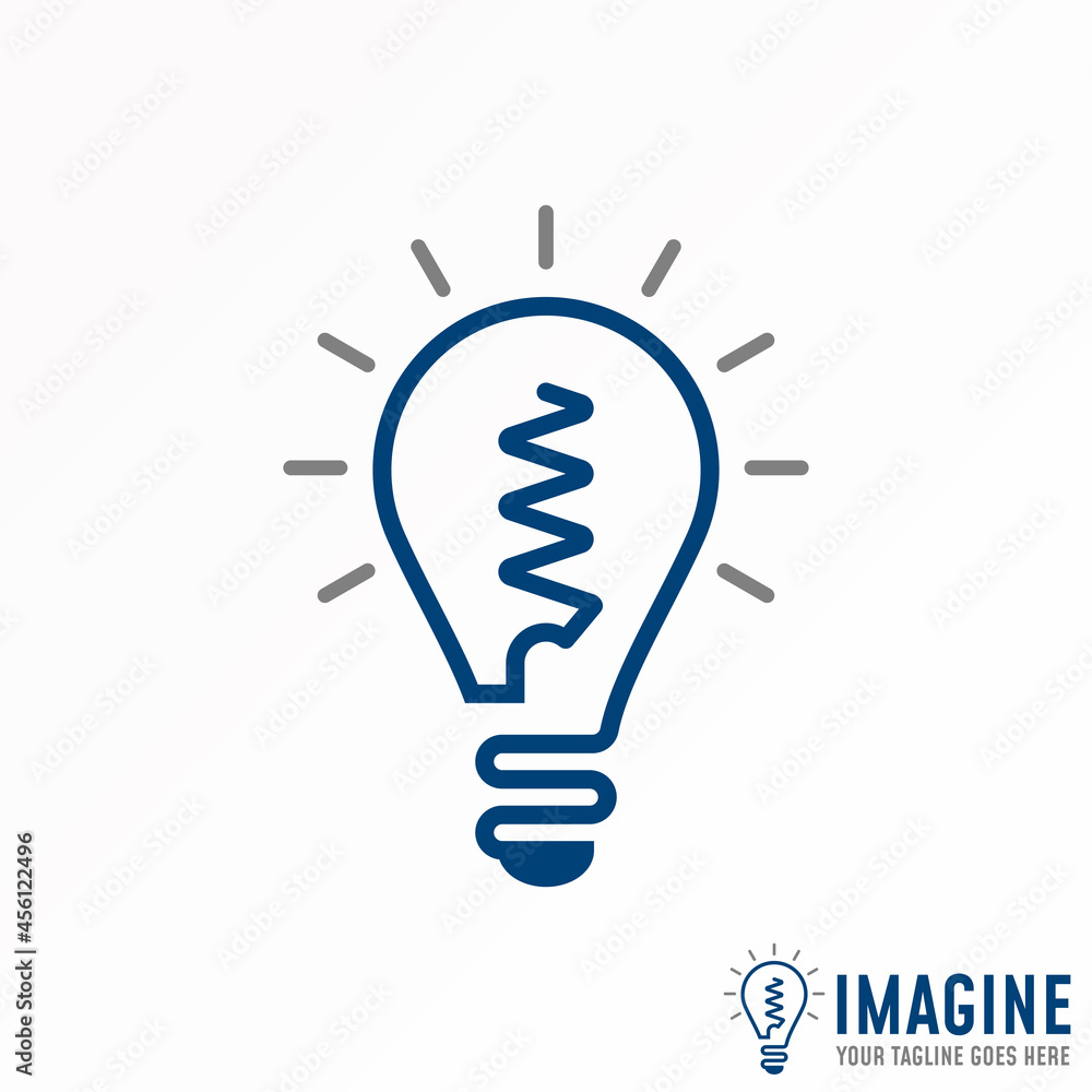 Poster lamp or lighting with line image graphic icon logo design abstract concept vector stock. can be used