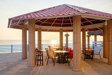 Vacation on the beach. Feel relaxed in a tropical paradise. Time off from work