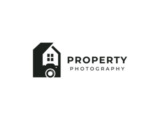 Property photography logo design concept