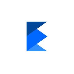 Modern E Lettermark Logo