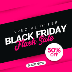 black friday sale banner template