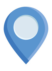 blue location pin