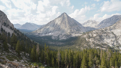 Kearsarge Pass in the Sierra Nevada Mountains of California, USA.