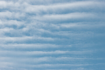 Cirrus clouds in the sky.