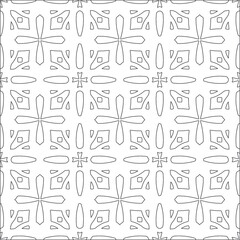 floral pattern background.Repeating geometric tiles from striped elements.  Black pattern. 
