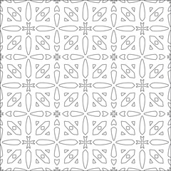 floral pattern background.Repeating geometric tiles from striped elements.  Black pattern. 
