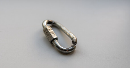 a broken off metal carbine closeup