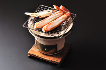 焼きガニ（七輪・炭火）