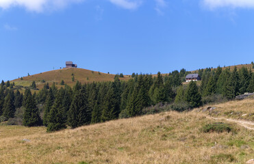 Saualpe mit Wolfsberger H&uuml;tte / K&auml;rnten / &Ouml;sterreich