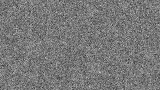 TV static screen, looping old fashioned no signal error.Television static noise, black, white
V
