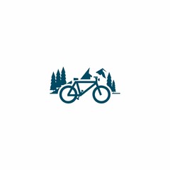 Fototapeta na wymiar bicycle icon vector, cycling sign