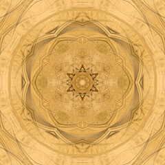 abstract golden ornament mandala background