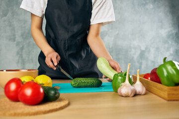 Cook Cooking healthy eating isolated background