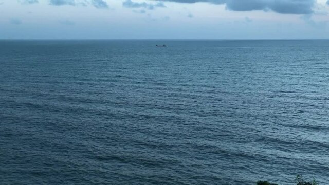 Ocean Wave Ripple Breezing blue water tidal everning
