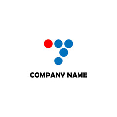 Modern concept of company business logo vector illustration