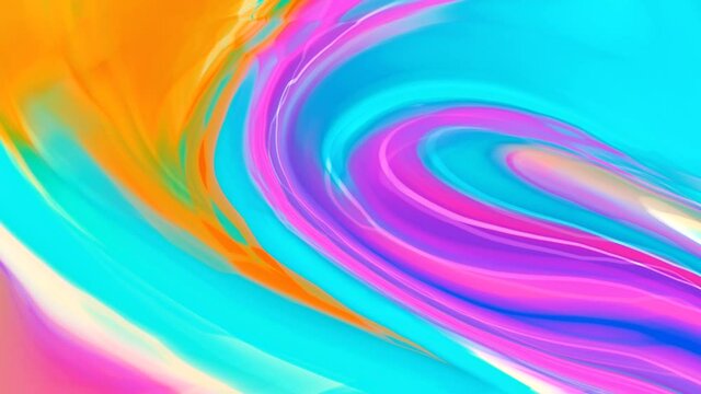 liquid painting motion video. Ultra HD 4K abstract animation colorful liquid wave background seamless looping video. seamless looping video background. overlay stock video footage