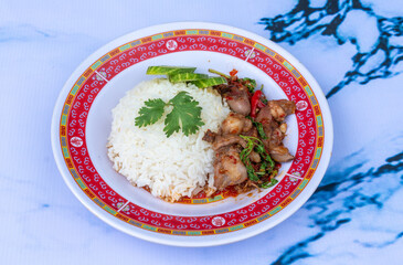 Thai Spicy Food Mixed Dishes 