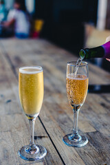 glass of champagne