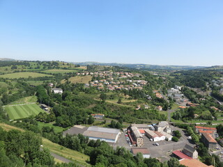 Fototapeta na wymiar Saint-Flour, Ville Basse, Cantal, Auvergne, France